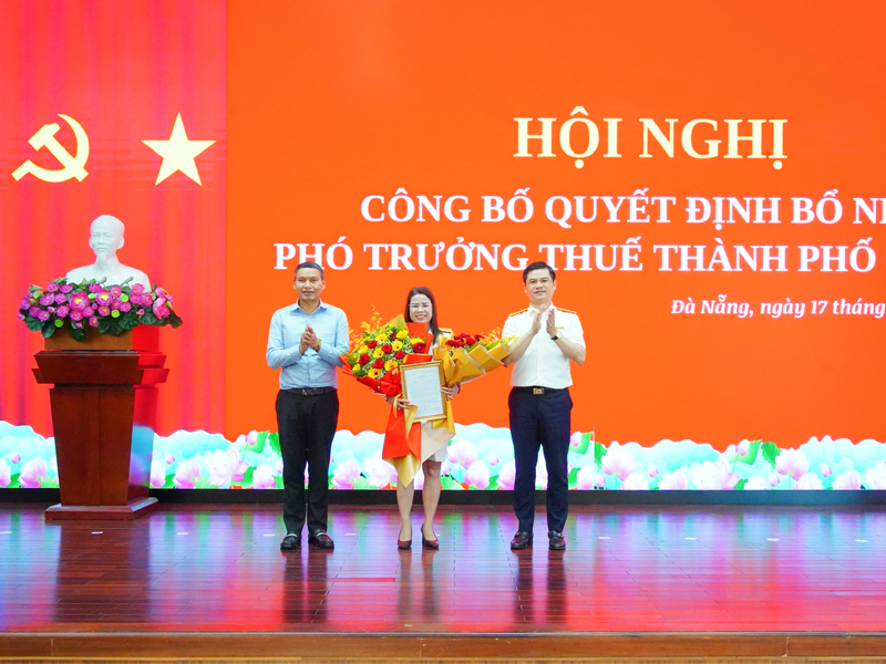 Bà Trần Thị Dung được bổ nhiệm làm Phó Trưởng Thuế thành phố