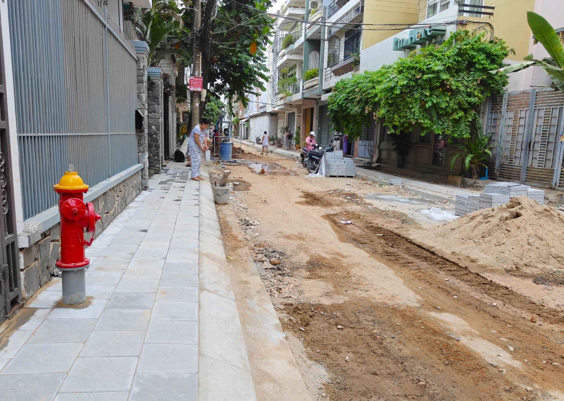 Đẩy nhanh tiến độ nâng cấp hạ tầng khu vực Tống Phước Phổ phường Hòa Cường