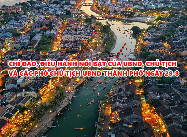 Video: Chỉ đạo, điều hành nổi bật của UBND, Chủ tịch và các Phó Chủ tịch UBND thành phố ngày 28-8