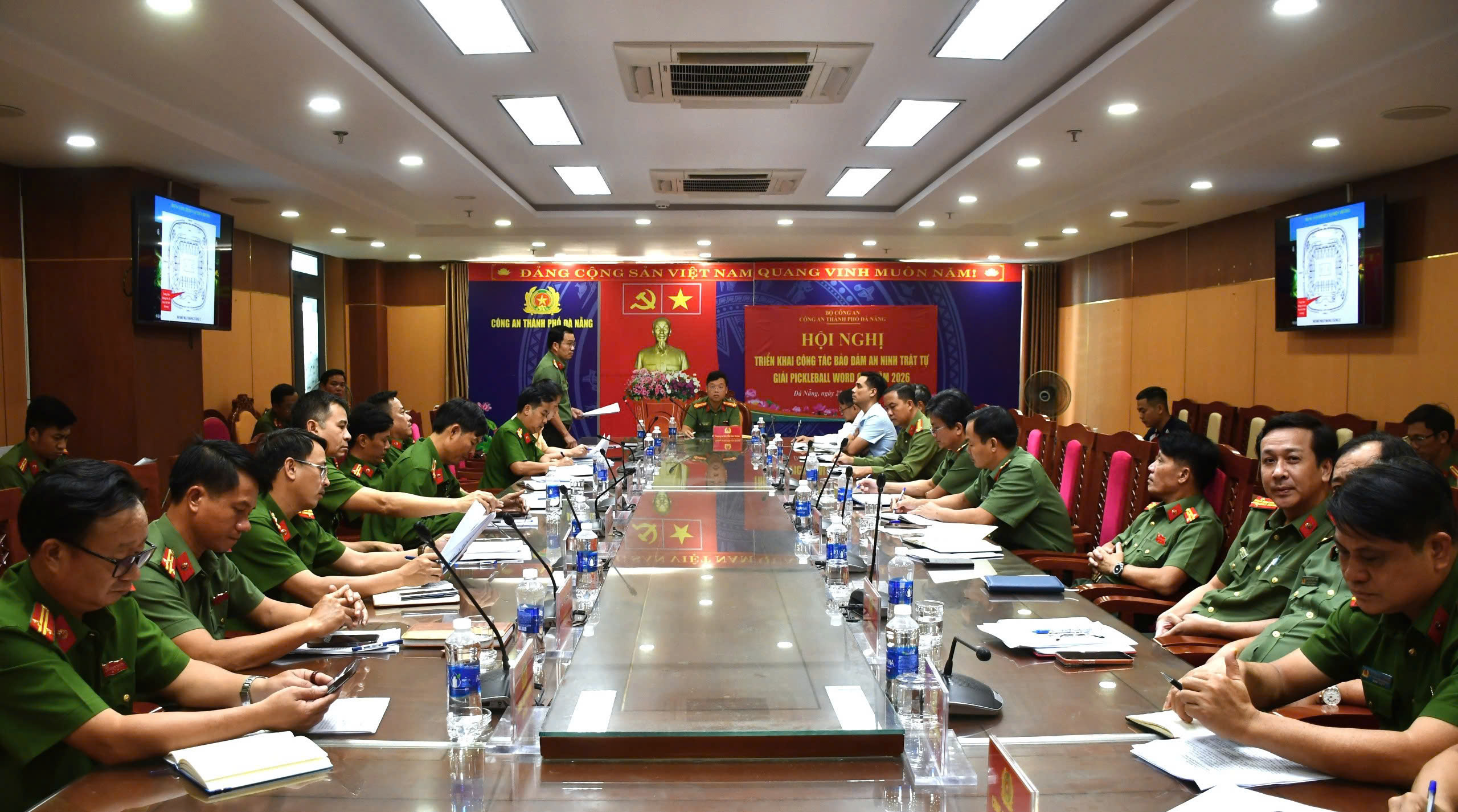 Công an thành phố chủ động giữ vững an ninh, an toàn cho giải Pickleball World Cup 2026