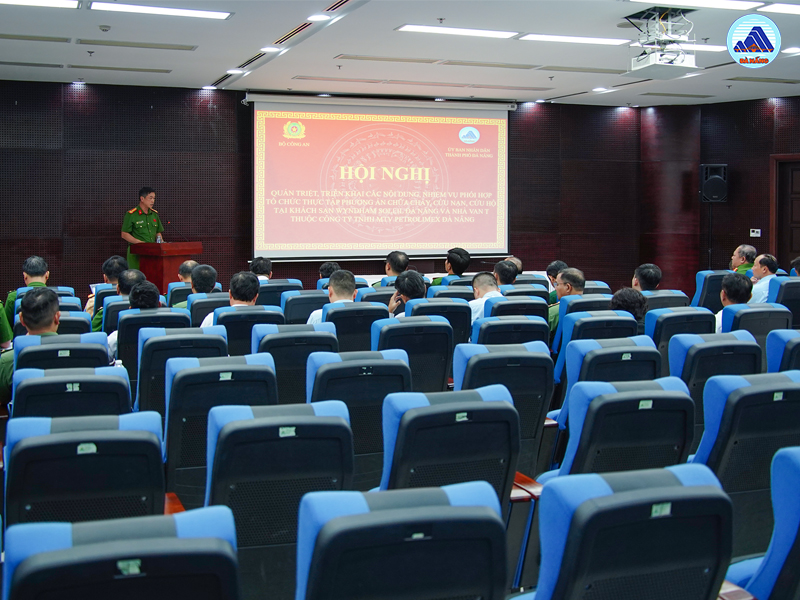 Chuẩn bị thực tập phương án chữa cháy, cứu nạn cứu hộ quy mô lớn