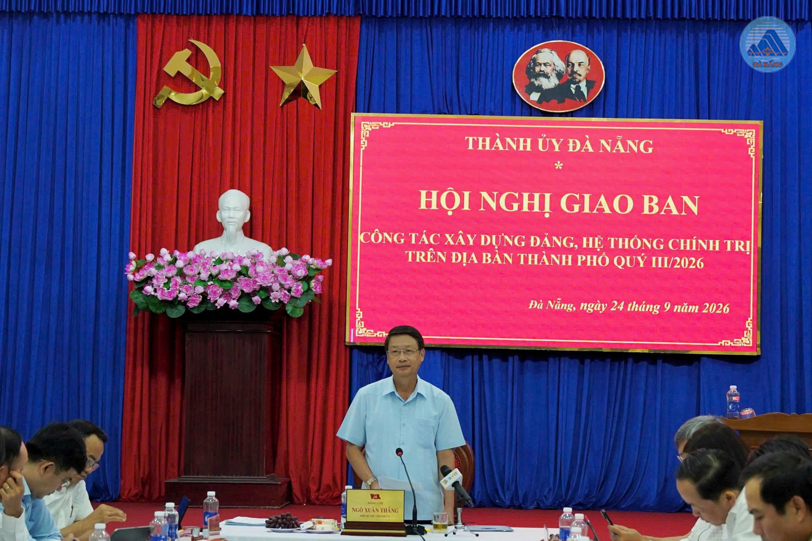 Hội nghị giao ban công tác xây dựng đảng quý III-2026 khu vực phía nam thành phố