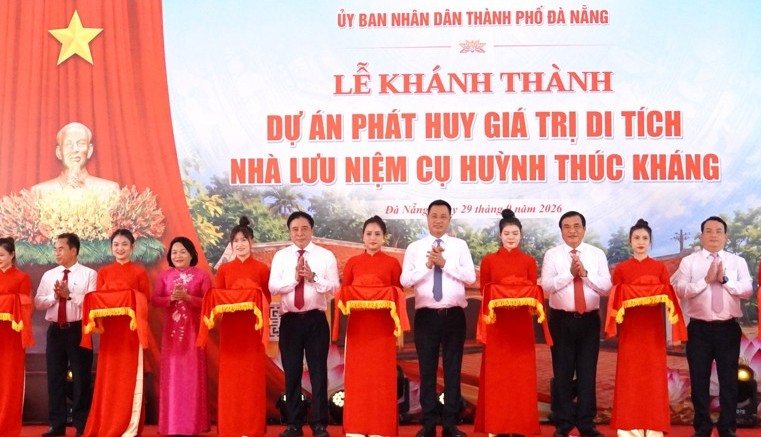 Khánh thành dự án Phát huy giá trị di tích Nhà lưu niệm cụ Huỳnh Thúc Kháng